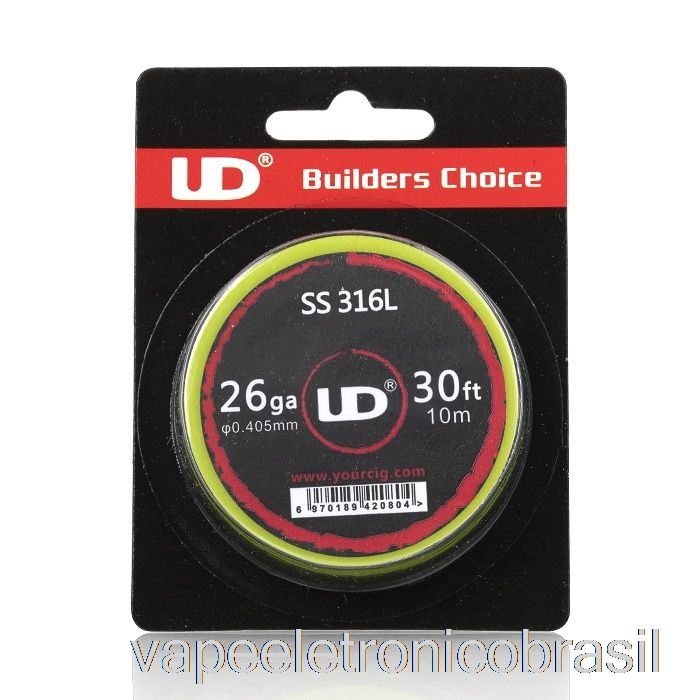 Vape Recarregável Ud Youde Fio De Resistência 26 Ga - Aço Inoxidável Ss316